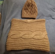 Zestaw: czapka i komin