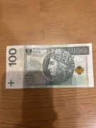Banknot 100zł. GI 2666599 2018r stan VF bardzo dobry