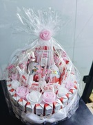 Torcik słodki bukiet box Kinder Raffaello pierwsza komunia Święta urodziny