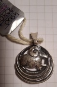 Warmet zawieszka Baran srebro 925 PRL Vintage