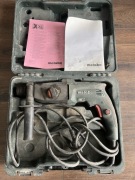 Wiertarka metabo oryginalna stan nieznany +pudełko do wiertarki z papierami