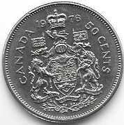 Kanada 50 cent 1976