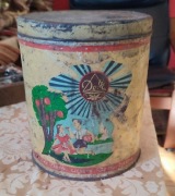 Stara puszka fabryka czekolady Delta