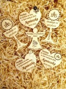 Magnesiki upominki podziękowania chrzest komunia 