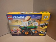 LEGO 31104 Monster truck z burgerami