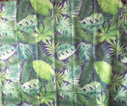 liście obrus, zielony obrus 110x160, monstera obrus, boho obrus