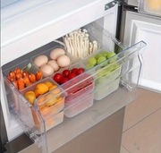 Zestaw 3 pojemników do przechowywania w lodówce