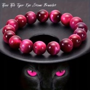 Bransoletka CZERWONE TYGRYSIE OKO – Energia i Pasja | 8mm | Handmade