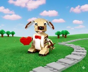 LEGO 40201 - Walentynkowy piesek