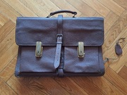 Stara skórzana? Torba aktówka prl vintage