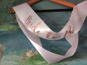 szarfa wstęga ślub wstążka Bride to be panna młoda panieński wieczór