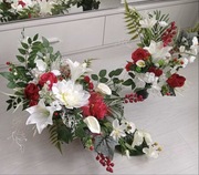 Komplet ,stroik kompozycja nagrobna na cmentarz