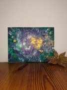 Obraz "Trochę abstrakcji", akryl, tablica malarska