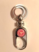 Metalowy breloczek do kluczy, z logo Mercedes-Benz