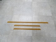 3 Listwy przyokienne PCV ZŁOTY DĄB do okna oknoplastu