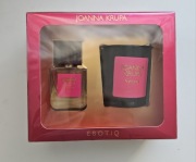 Perfumy Joanna Krupa Secret sense zestaw ze świecą sojową