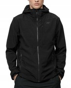 Bluza męska 4F rozpinana dresowa czarna z kapturem bawełniana XXL