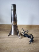 Lampa biurkowa bez klosza stal nierdzewna rakieta