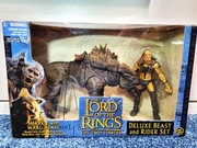 Władca Pierścieni Toy Biz Sharku & Warg Beast - Deluxe Set