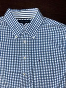 Nowa koszula z krótkim rękawem - Tommy Hilfiger niebieska, rozmiar XL