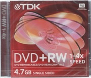 TDK DVD+RW 4,7 GB (1-4x)