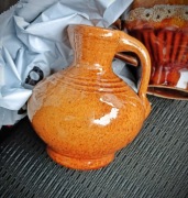 Ceramiczny wazon Vintage w stylu fat lava 