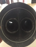 Czerpnia wyrzutnia 2 x trójnik przejściowy z fi200 na 2 x fi 125