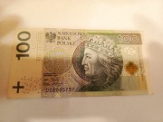 100zl Banknot  z 2012