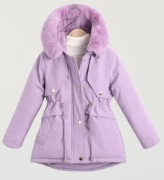 Kurtka  zimowa  Parka dziewczęca rozmiary od 122 do 152 .