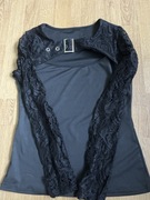 Czarna bluzka z głupimi rękawami