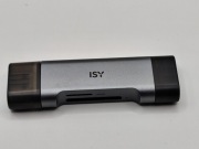 Czytnik kart pamięci ISY ICR-6000 USB-C + USB-A 2in1 SD/microSD