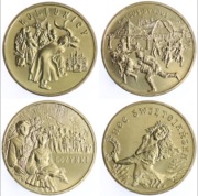 2 zł 2001-2006 r. *4 szt. KOMPLET Monet z Serii "POLSKI ROK OBRZĘDOWY"*