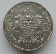 5 Marek 1913 Hamburg Oryginal