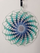 Łapacz snów Spiral ombre szydełko mandala 