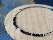 Bransoletka na sznurku z kamieniami Noc Kairu Kwarc Różowy na prezent