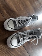 Szare Conversy wysokie 