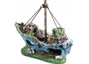 dekoracja WRAK STATKU statek do AKWARIUM ozdoba