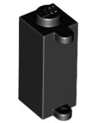 LEGO 1 x 3581 mocowanie okiennic drzwi 1x1x2 - czarny