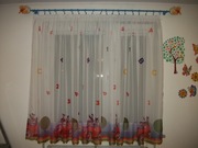 KARNISZ DO POKOJU DZIECKA z bajkową firanką 