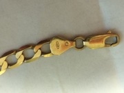 Złoty łańcuszek pancerka pr 585 