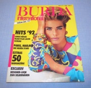 Burda International Wiosna 1992 wykroje Vintage Moda szycie krawiectwo