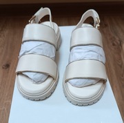 Sandały dziewczęce kremowe River Island r.32