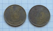 #885 Hong Kong 10 centów 1995 i 1997