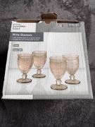 Komplet kieliszków do wina w odcieniu `Ala różu - 4szt - Livarno home