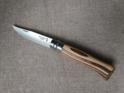 Noż Opinel 08 INOX Laminated Brown Birch - nowy