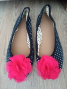 Buty baleriny dziewczęce rozmiar 37