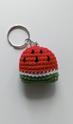Breloczek arbuz na szydełku 