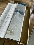 Duża szafka na biżuterie biała Songmics JJC007W01