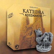 Gra planszowa Katedra Koszmarów + Pakiet Naprawczy + Koszmarny Kot