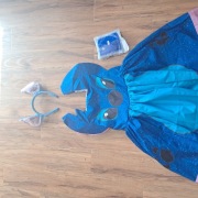 Nowy strój dla dziewczynki Stitcha na wzrost 140n długość sukienki 80 cm